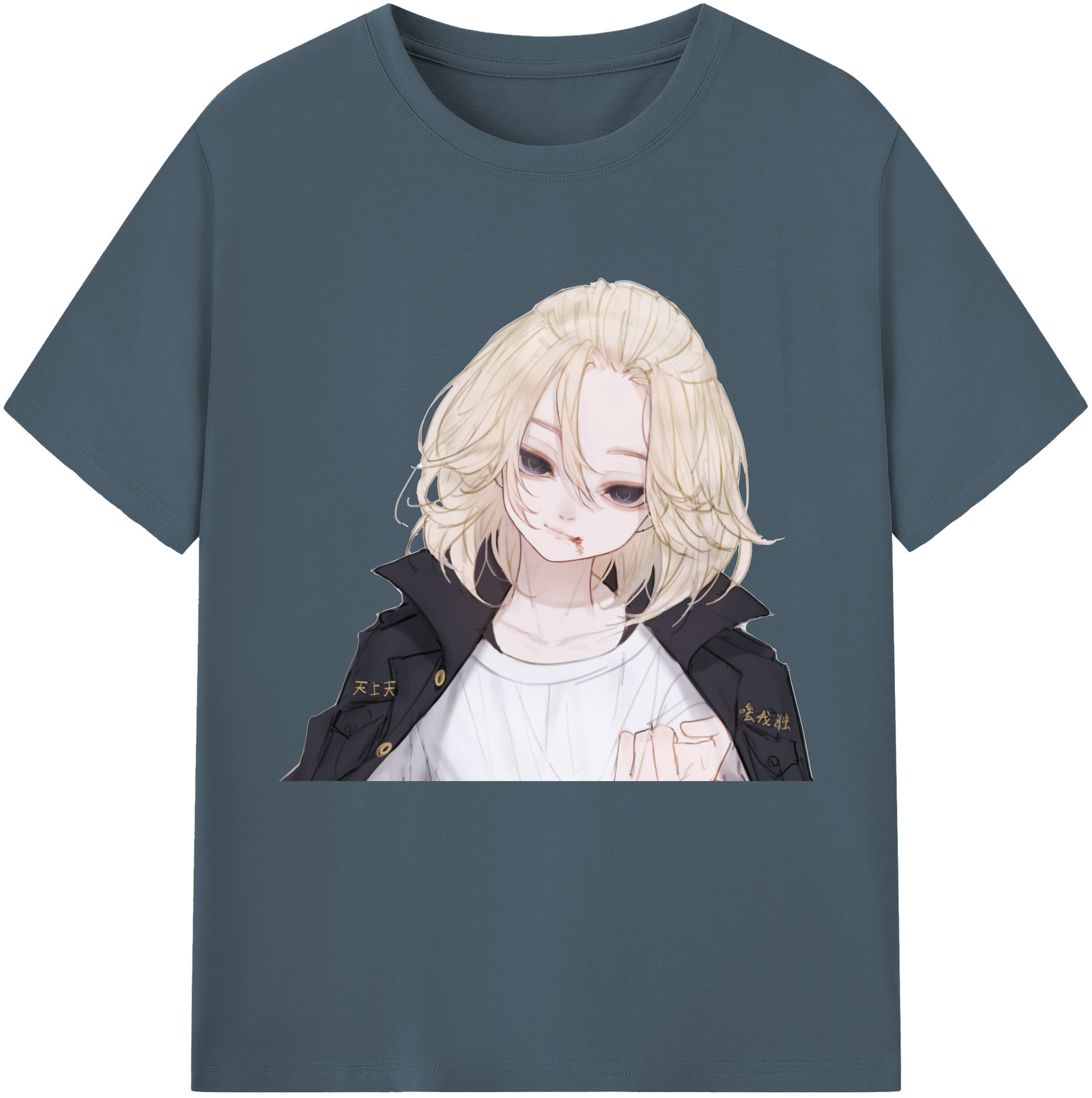 （画像用） 東京リベンジャーズ Tokyo Revengers 綿100％半袖Tシャツ（フロントプリント）